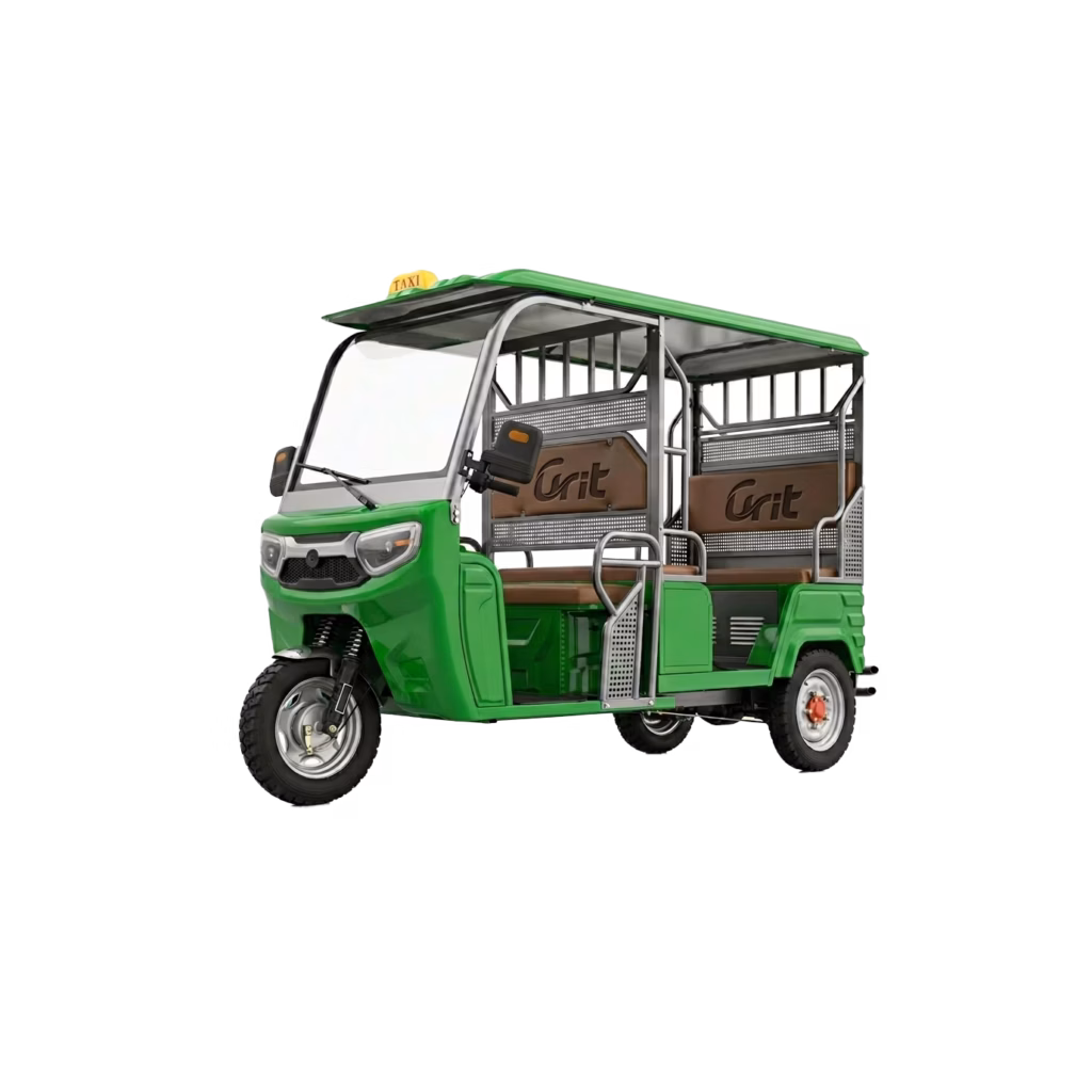 Electric tricycle G003 - 三轮车嘟嘟车, three-wheel electric vehicle, white background product photo, professional product view