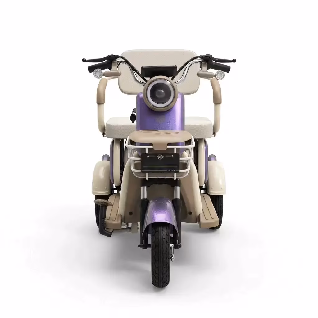OEM Factory Wholesale Electric Tricycles 3 Wheel Stable 3-Wheel Open Design Shock Absorption Senior Daily Mobility - Image 6