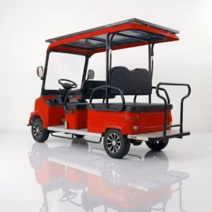 URIT 5 6 Seater Solar Electric Sightseeing Car CE Certified Long Range 60V Disc Brakes Quiet Golf Buggy Hotel/Resort/Park Tours - Image 3