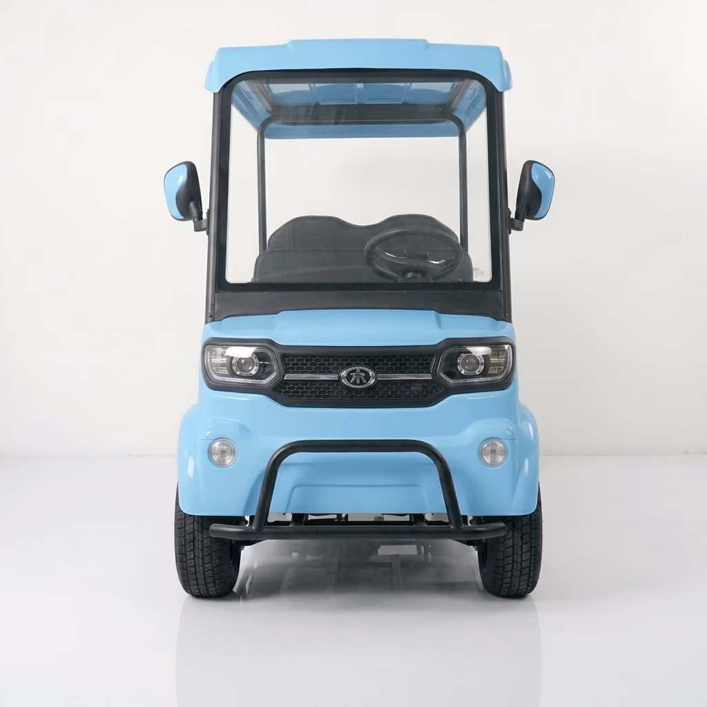 URIT 5-6 Seater Electric Sightseeing Car CE Certified 30-50km Range 30-50km/h 60V Disc Brakes Golf Buggy Hotel Resort Park - Image 5