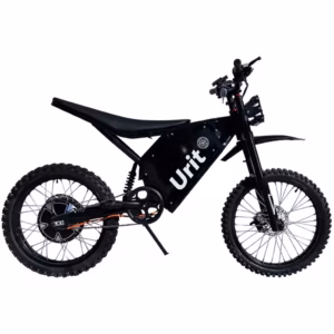 72v electric bike - 72V electric dirt bike with fat tires shown in side profile view