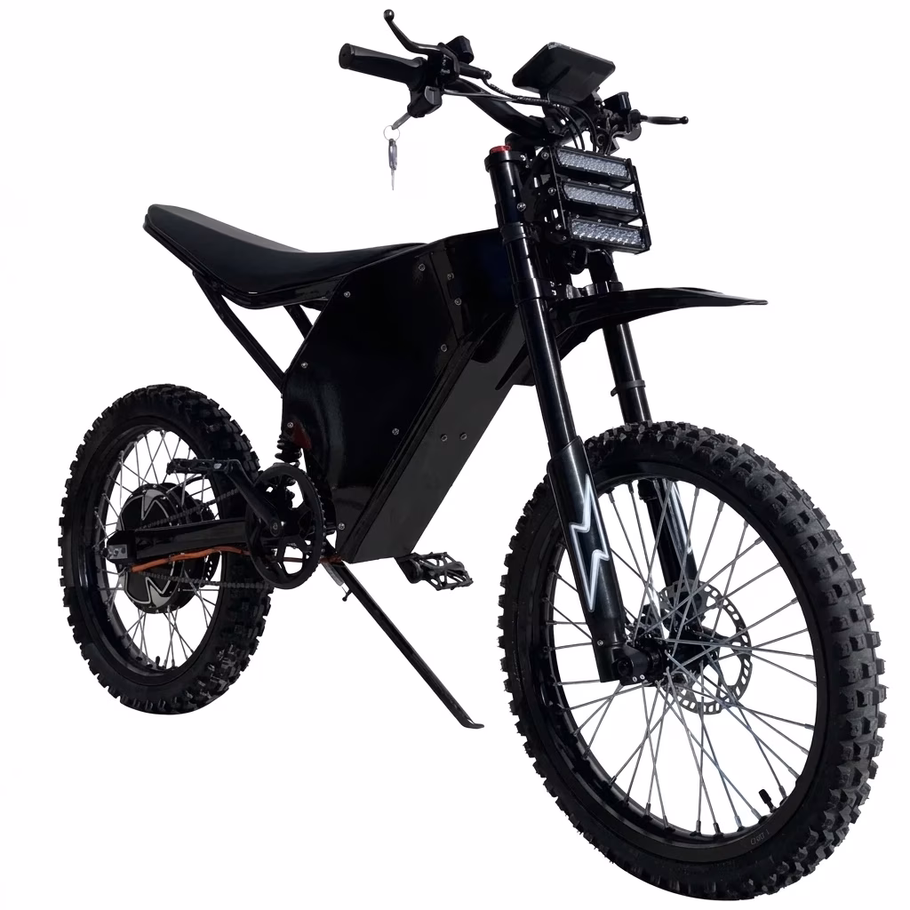 72V High Power Electric Dirt Bike Off Road Mountain Ebike Fat Tire Electric Motorcycle for Adult Wholesale OEM Supported - Image 2