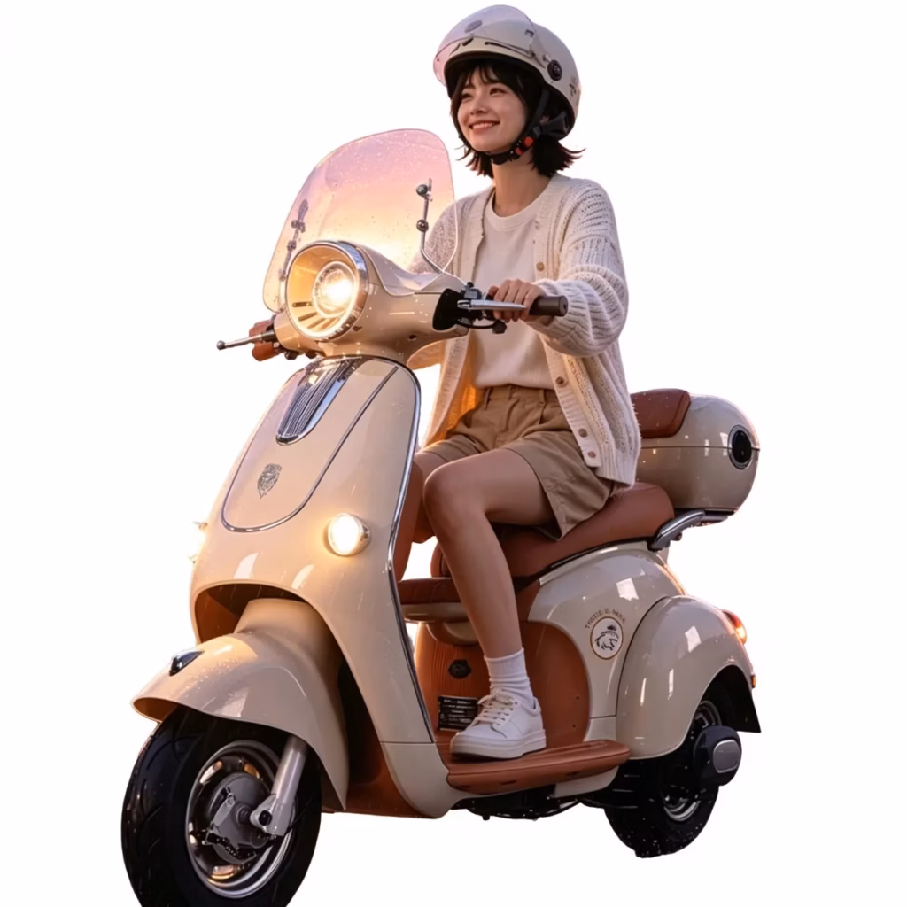 vintage electric leisure vehicle - Fully Enclosed Electric Tricycle Vintage Style for Women Leisure Commuting CE Certified Vi