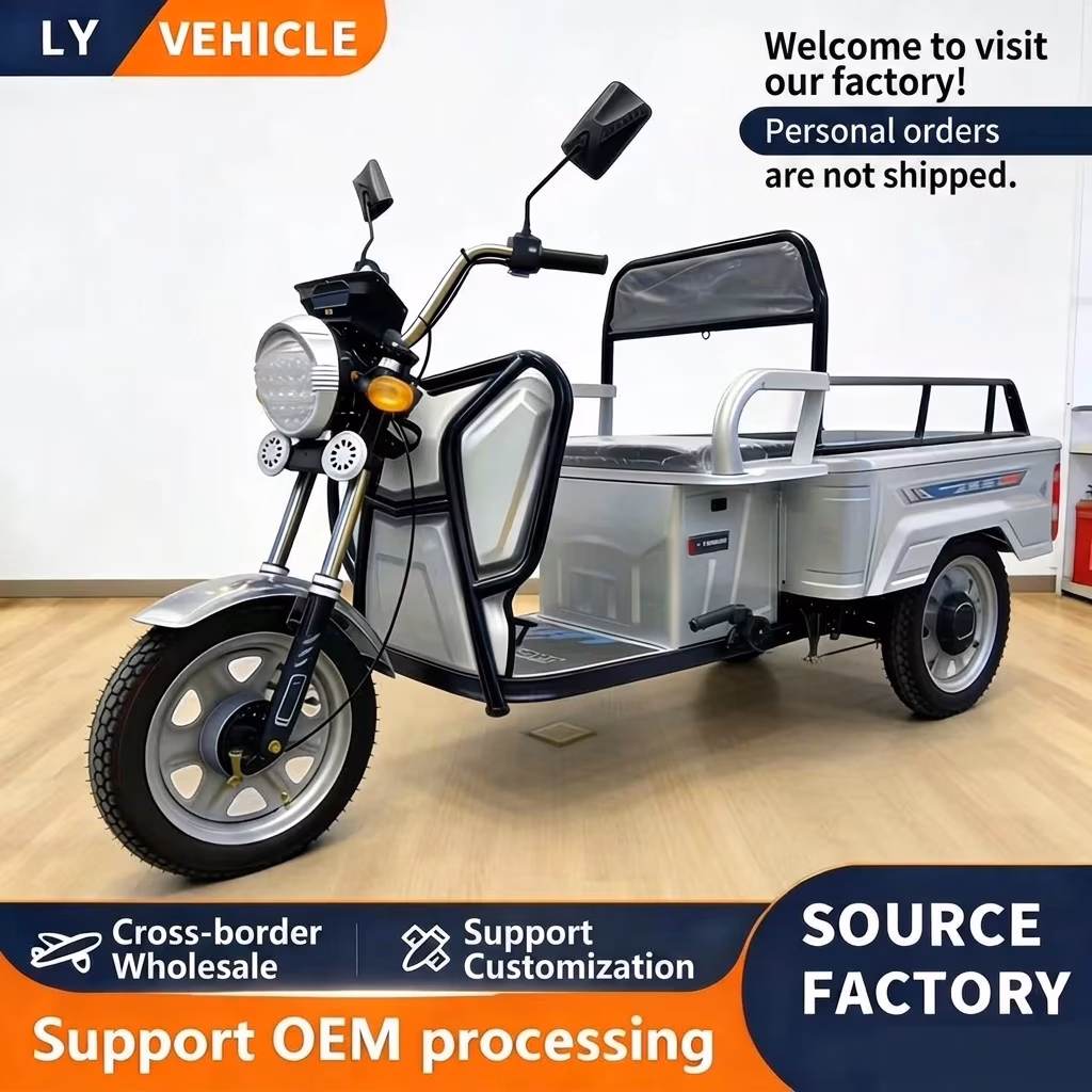 Long Range High Power Electric Cargo Tricycle 3 Wheeled Adult Farm Delivery Trike Logistics Freight Transport Electric Vehicle - Image 5