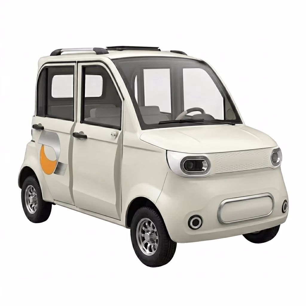 100-150kW Electric Solar-Powered Four-Wheeler Enclosed Electric Scooter High Performance Mini Electric Car 201-300km Range - Image 5