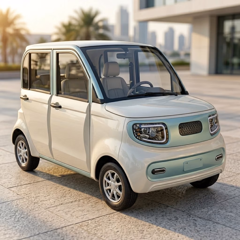 100-150kW Electric Solar-Powered Four-Wheeler Enclosed Electric Scooter High Performance Mini Electric Car 201-300km Range - Image 6