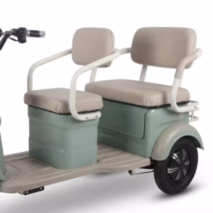 URIT Electric Cargo Tricycle 2-Passenger Open Body 200-300kg Payload 70-90km Range 501-800W Motor CE Certified Family Daily Use - Image 6
