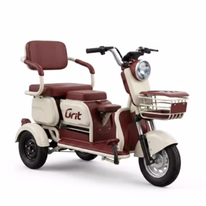 OEM Factory Wholesale Electric Tricycles 3 Wheel Stable 3-Wheel Open Design Shock Absorption Senior Daily Mobility - Image 2