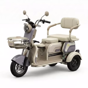 OEM Factory Wholesale Electric Tricycles 3 Wheel Stable 3-Wheel Open Design Shock Absorption Senior Daily Mobility - Image 3
