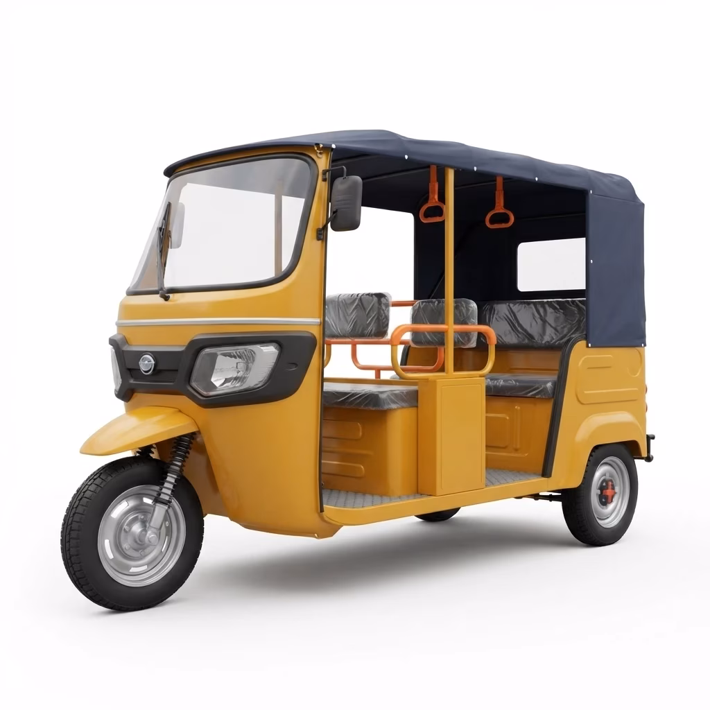 Open Electric Tuk Tuk Three Wheeler, 3500/4500W Passenger Tricycle, 60/72V City Shuttle & Cargo Vehicle, OEM Wholesale Factory - Image 1