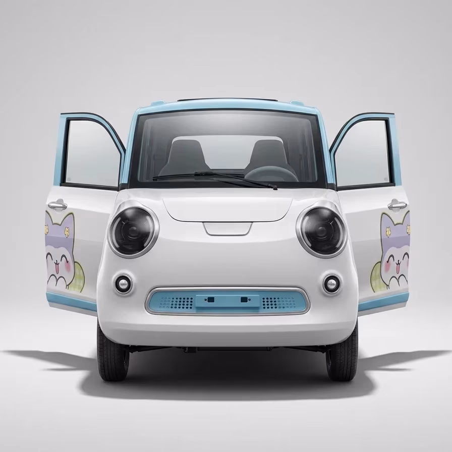 Electric Mini EV Car Low Speed EV LSEV Micro Electric Vehicle for Elderly Commuting 4 Wheel City Short Distance Hot Sale - Image 1