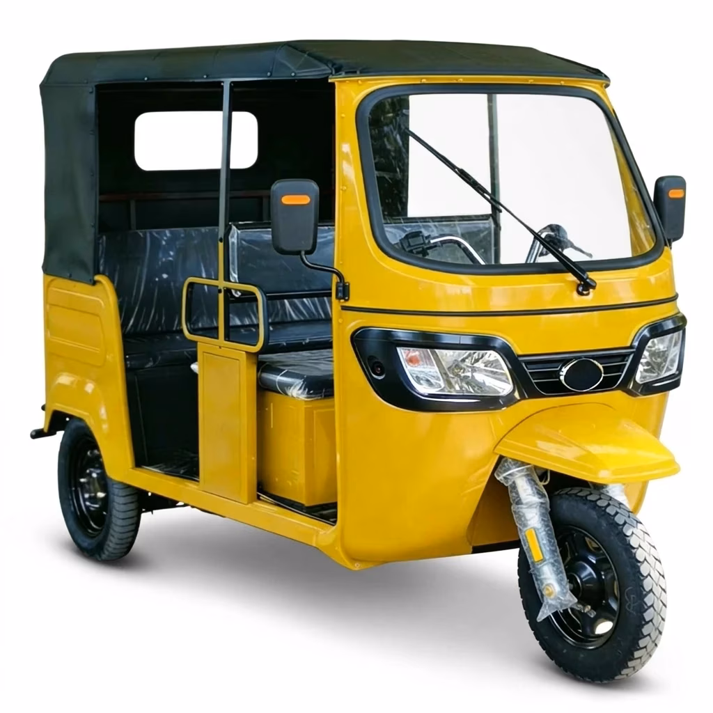 60V 2000W Electric Passenger Tricycle Six Seat Open Cabin Auto Rickshaw 90km Range 50km/h CE Certified - Image 5