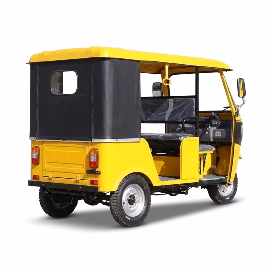 Closed Body Passenger Tuk Tuk 151-200cc Gasoline Three Wheel Motorcycle Taxi Tricycle CE - Image 6