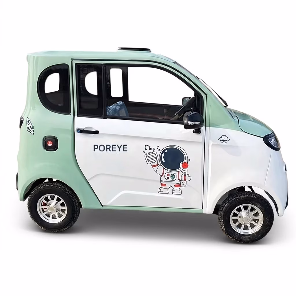Mini 4 Wheel Electric CarClosed Cabin Low Speed Electric Vehicle Household Elderly Mobility Scooter Cheap Small Electric - Image 4