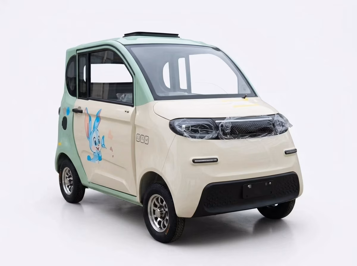 Mini 4 Wheel Electric CarClosed Cabin Low Speed Electric Vehicle Household Elderly Mobility Scooter Cheap Small Electric - Image 5