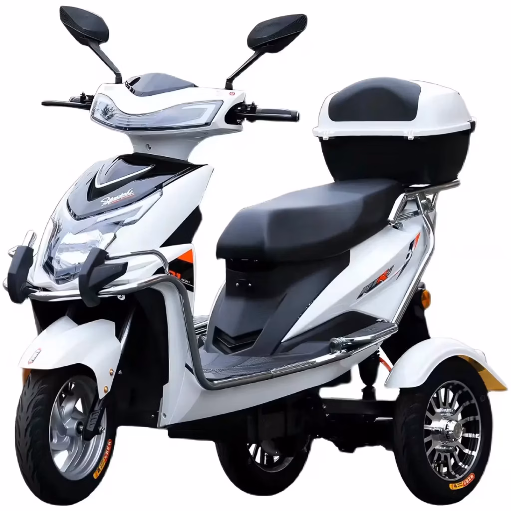 electric recreational vehicle - High Speed Electric Tricycle Scooter, 3 Wheel Adult Electric Trike with Rear Storage Box, Hou